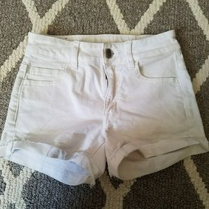 American eagle hi rise shortie shorts